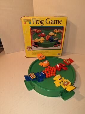 Vintage 1992 Pavilion Children's Frog Game Geoffrey Complete